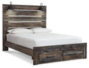 Drystan Queen Panel Bed with 2 Storage Drawers (Bed Size: Queen)
