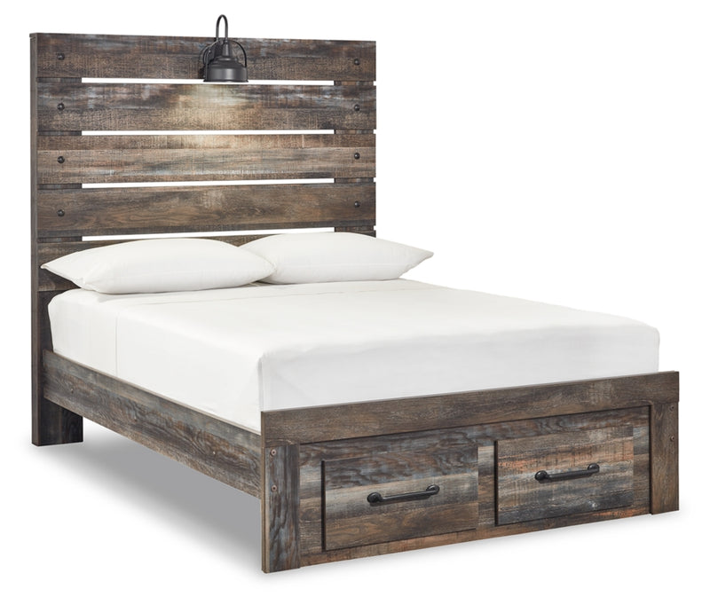 Drystan Full Storage Bed, Dresser and 2 Nightstands