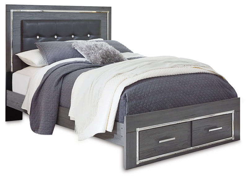 Lodanna Queen Storage Bed, Dresser and Nightstand