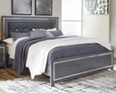 Lodanna King Upholstered Panel Bed, Dresser, Chest and 2 Nightstands