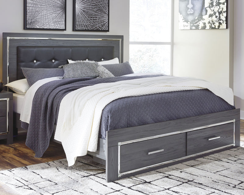 Lodanna King Storage Bed, Dresser and Chest