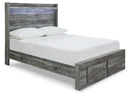 Baystorm Queen Panel Bed with 2 Storage Drawers (Bed Size: Full)