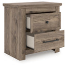 Rusticott King Poster Bed, Dresser and Nightstand