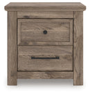 Rusticott King Poster Bed, Dresser and Nightstand