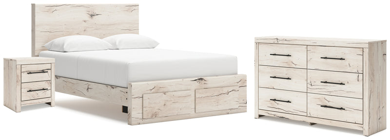 Lawroy Queen Storage Bed, Dresser and Nightstand