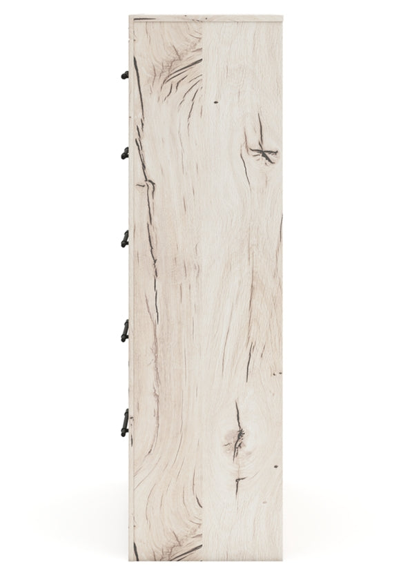 Lawroy King Panel Storage Bed, Dresser, Mirror, Chest and 2 Nightstands