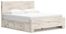Lawroy Queen Panel Bed with Storage (Bed Size: King)