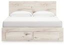 Lawroy King Panel Storage Bed, Dresser, Mirror, Chest and 2 Nightstands