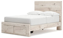Lawroy Full Panel Storage Bed, Dresser and Mirror