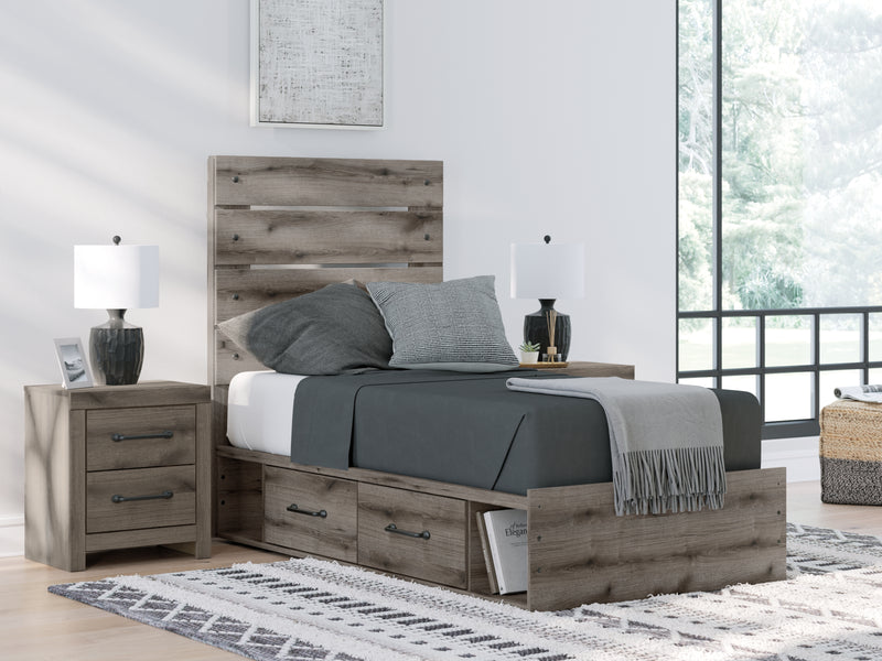 Graystorm Queen Panel Bed with Storage (Bed Size: Twin)