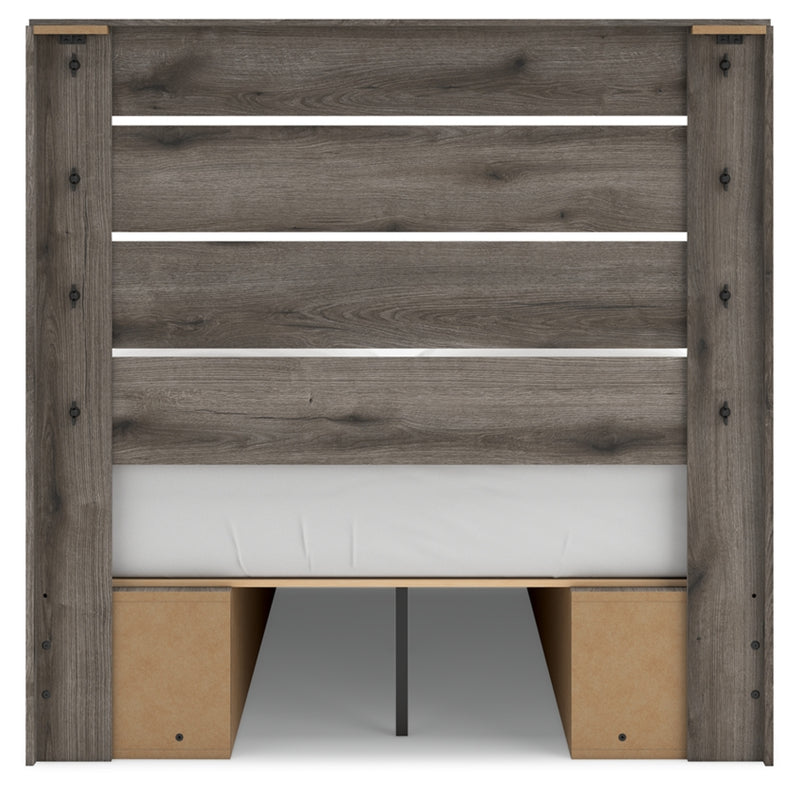 Graystorm Full Panel Bed with Storage