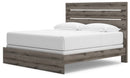 Graystorm Queen Panel Bed (Bed Size: King)