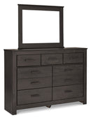 Brinxton Queen Panel Bed, Dresser and Mirror