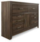 Juararo California King Panel Bed, Dresser, Chest and Nightstand