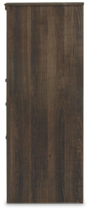 Juararo California King Panel Bed, Dresser, Chest and Nightstand