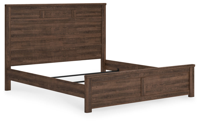 Juararo King Panel Bed and 2 Nightstands