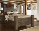 Juararo Queen Poster Bed and 2 Nightstands