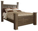 Juararo Queen Poster Bed, Dresser, Mirror, Chest and 2 Nightstands
