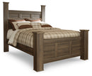 Juararo Queen Poster Bed, Dresser, Mirror, Chest and Nightstand