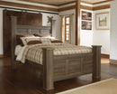 Juararo Queen Poster Bed, Dresser and Mirror
