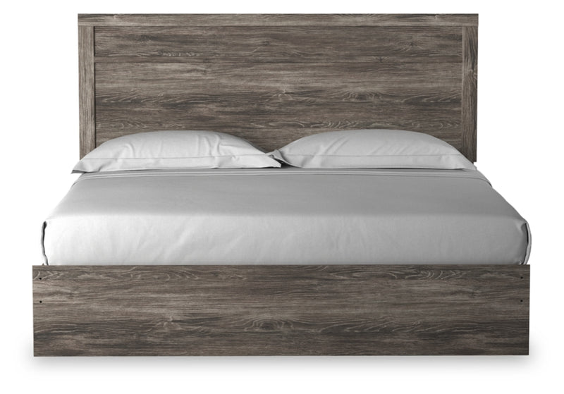 Ralinksi King Panel Bed, Dresser, Mirror, and Nightstand
