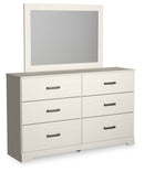 Stelsie Queen Panel Bed with Dresser, Mirror and Nightstand