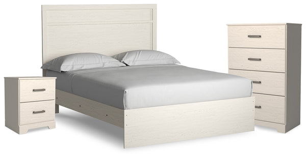 Stelsie Queen Panel Bed, Chest and Nightstand