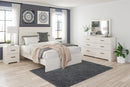 Stelsie Queen Panel Bed with Dresser, Mirror and Nightstand