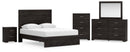 Belachime Queen Panel Bed, Dresser, Mirror, Chest and Nightstand