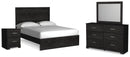 Belachime Queen Panel Bed, Dresser, Mirror, and Nightstand