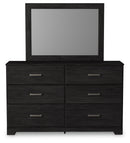 Belachime King Panel Bed, Dresser, Mirror, and Nightstand
