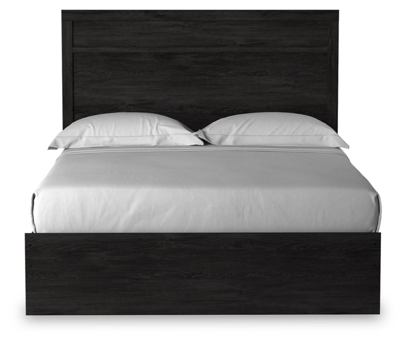 Belachime Queen Panel Bed and Nightstand
