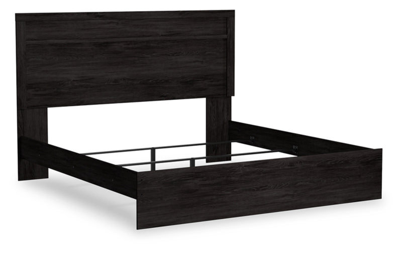 Belachime King Panel Bed, Dresser, Mirror, and Nightstand