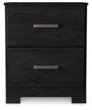 Belachime Queen Panel Bed and Nightstand