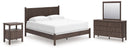 Pamytta King Panel Bed, Dresser, Mirror and Nightstand