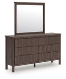 Pamytta King Panel Bed, Dresser, Mirror and Nightstand