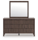 Pamytta King Panel Bed, Dresser, Mirror and Nightstand