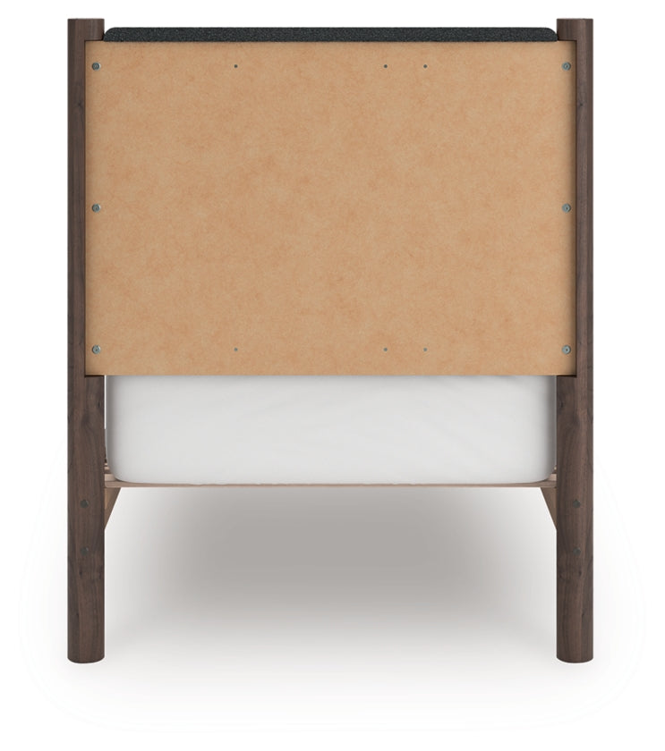 Pamytta Queen Upholstered Panel Platform Bed (Bed Size: Twin)