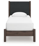 Pamytta Twin Upholstered Panel Platform Bed