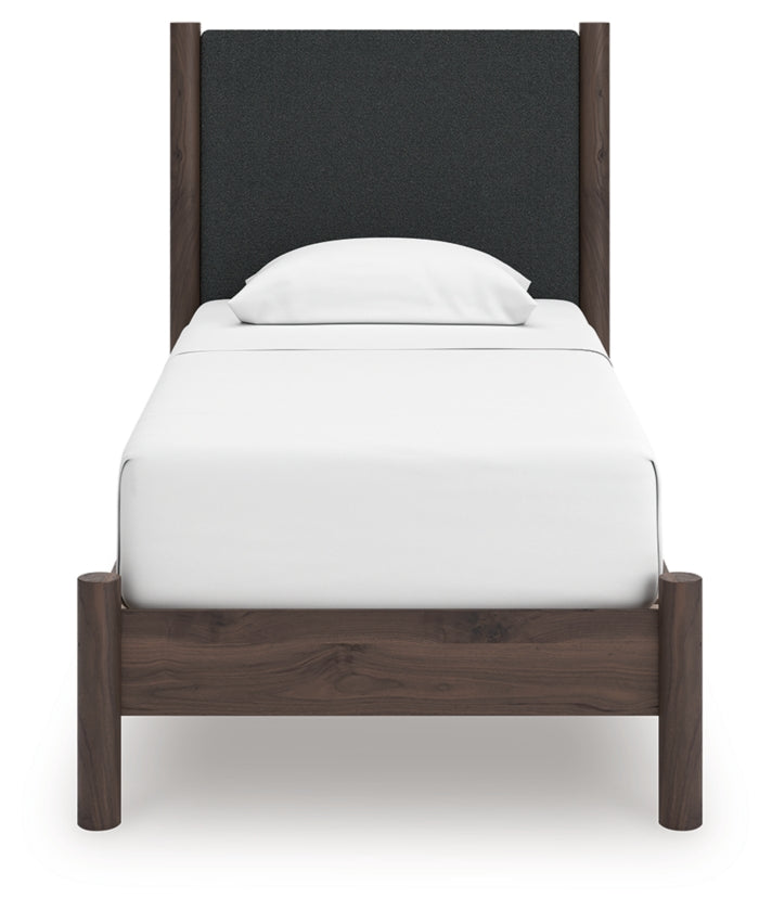 Pamytta Twin Upholstered Panel Platform Bed
