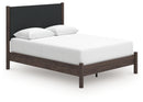 Pamytta Queen Upholstered Panel Platform Bed (Bed Size: Queen)
