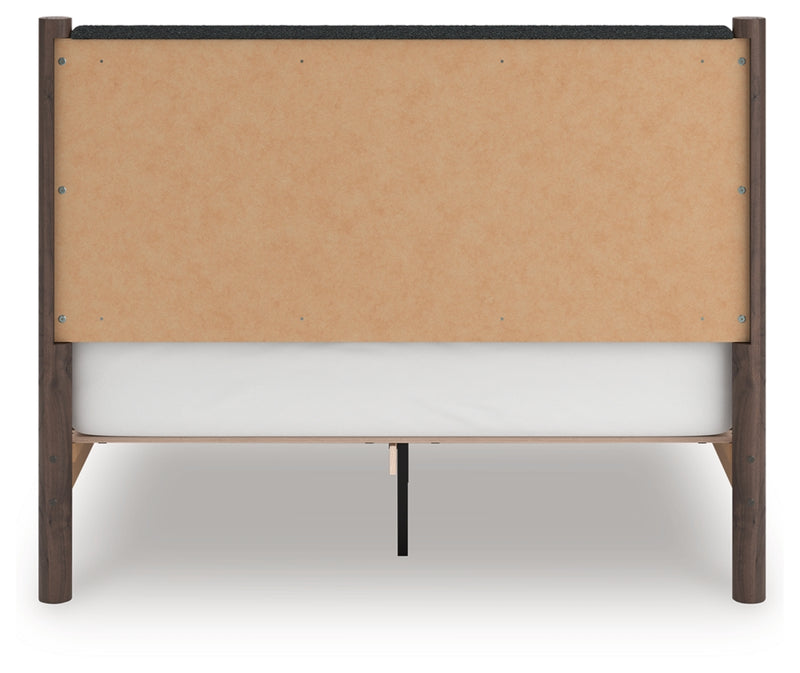 Pamytta Queen Upholstered Panel Platform Bed (Bed Size: Queen)