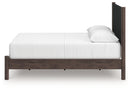 Pamytta Queen Upholstered Panel Platform Bed (Bed Size: Queen)