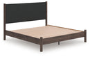Pamytta Queen Upholstered Panel Platform Bed (Bed Size: King)