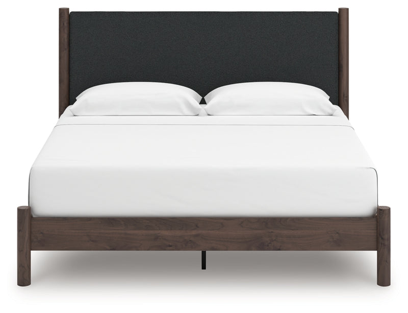 Pamytta King Upholstered Panel Platform Bed