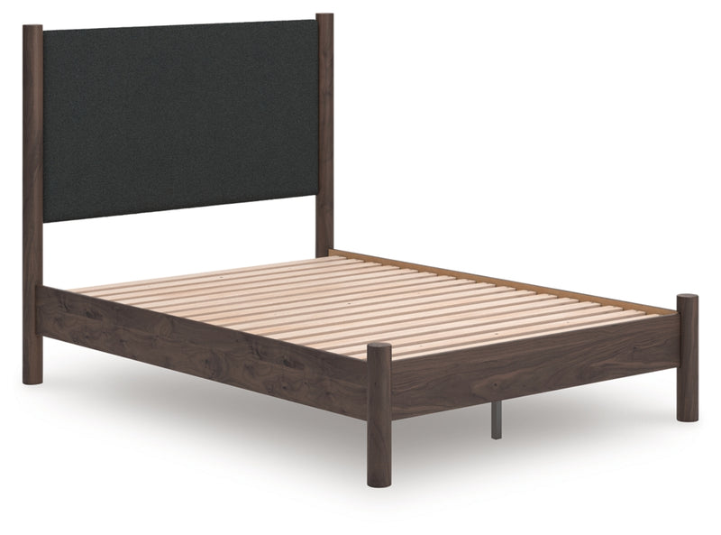 Pamytta Queen Upholstered Panel Platform Bed (Bed Size: Full)