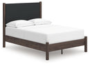 Pamytta Queen Upholstered Panel Platform Bed (Bed Size: Full)