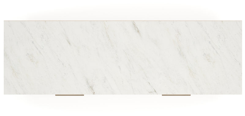 Cadmori King Upholstered Panel Bed, Dresser and Nightstand