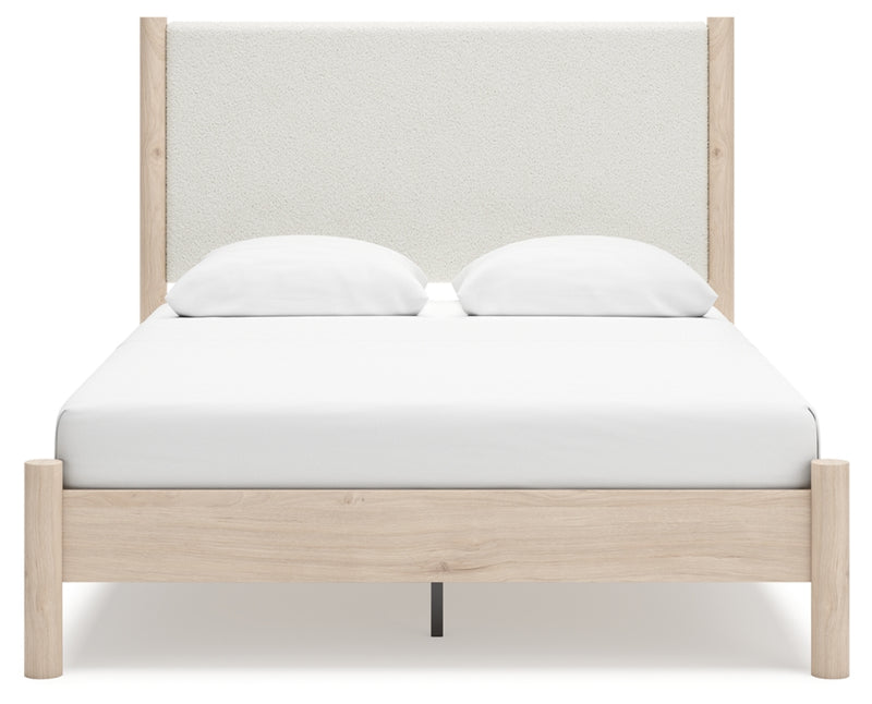 Cadmori Queen Upholstered Panel Bed (Bed Size: Queen)