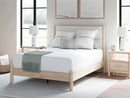 Cadmori Queen Upholstered Panel Bed, Dresser and Nightstand